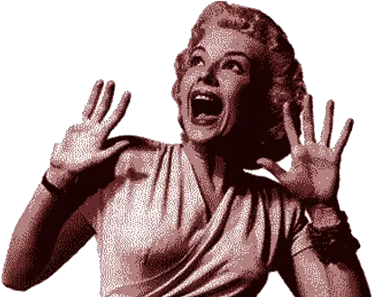  Scary Girl Png 2 Image Screaming Woman Horror Transparent