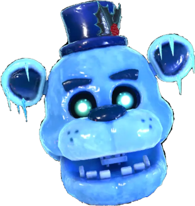  Here Is A Shocked Freddy Frostbear Head Png For Whoever Fnaf Freddy Frostbear Shocked Png