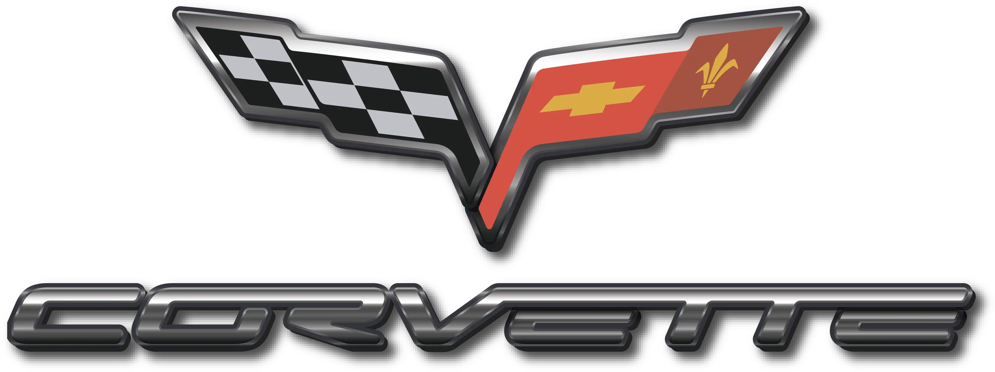  Download Corvette Logo Automotive Decal Png Corvette Logo Png