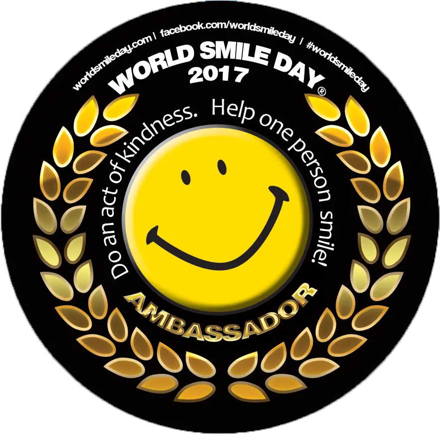  Stickers World Smile Day 2017 Ambassador Png Zazzle Icon