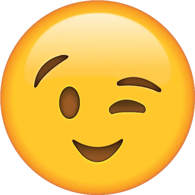  Download Wink Emoji Icon Wink Emoji Png Wink Emoji Png