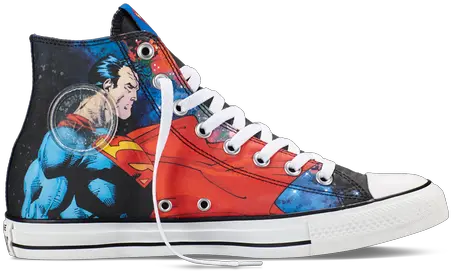  Chuck Taylor Dc Comics Superman Converse Png Black And Red Superman Logo