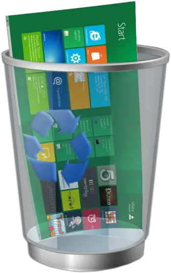  How To Recover Deleted Files From Recycle Bin Filesrecovery Png Trash Bin Icon Windows
