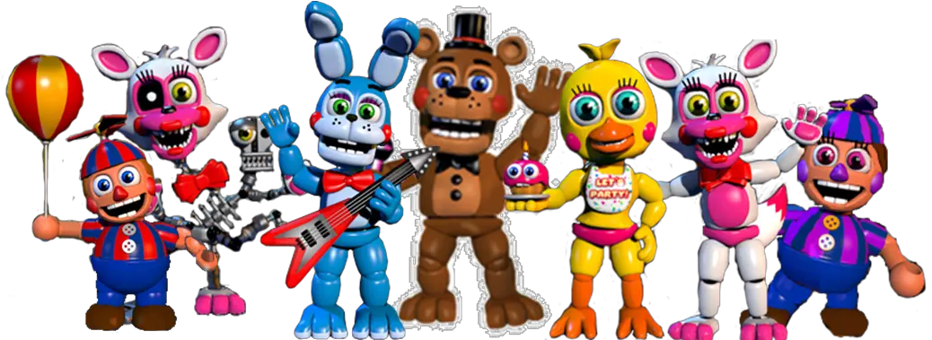  Five Nights Fnaf World Toy Animatronics Five Nights At Freddys Png