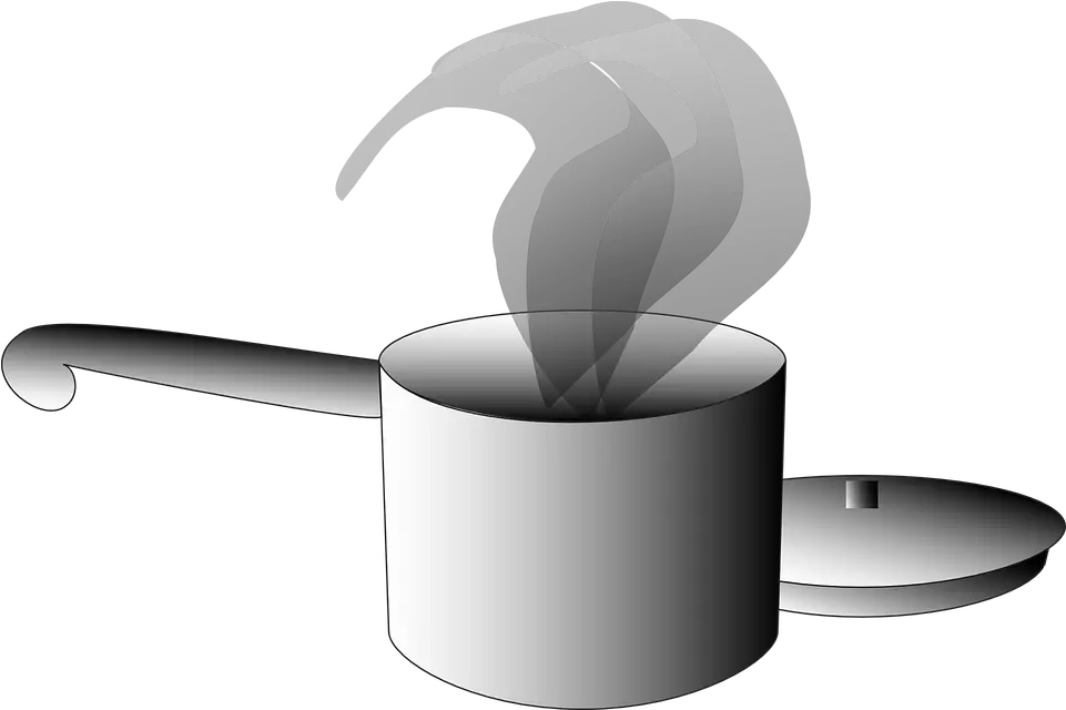  Pot Cooking Cover Free Vector Graphic On Pixabay Pot With Steam Png Pot Png