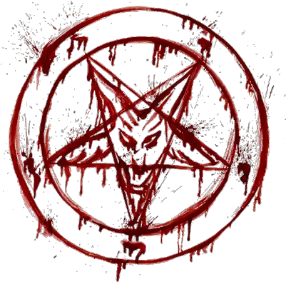  Download Transparent Pentagram Evil Satanic Symbols In Blood Png Evil Png