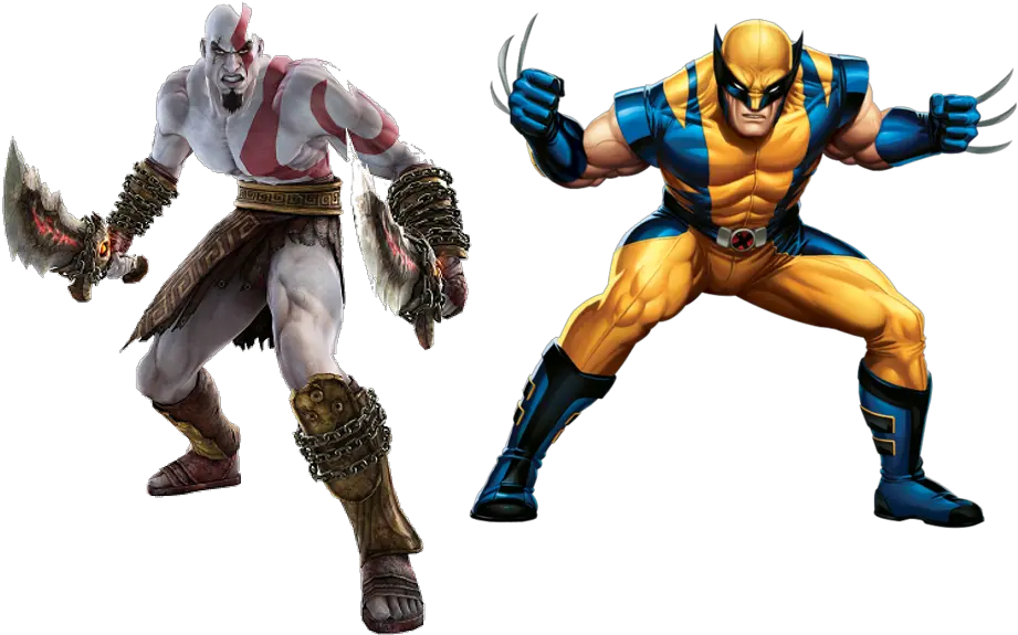  Kratos Vs Wolverine Battles Comic Vine Soul Calibur Broken Destiny Kratos Png Kratos Transparent