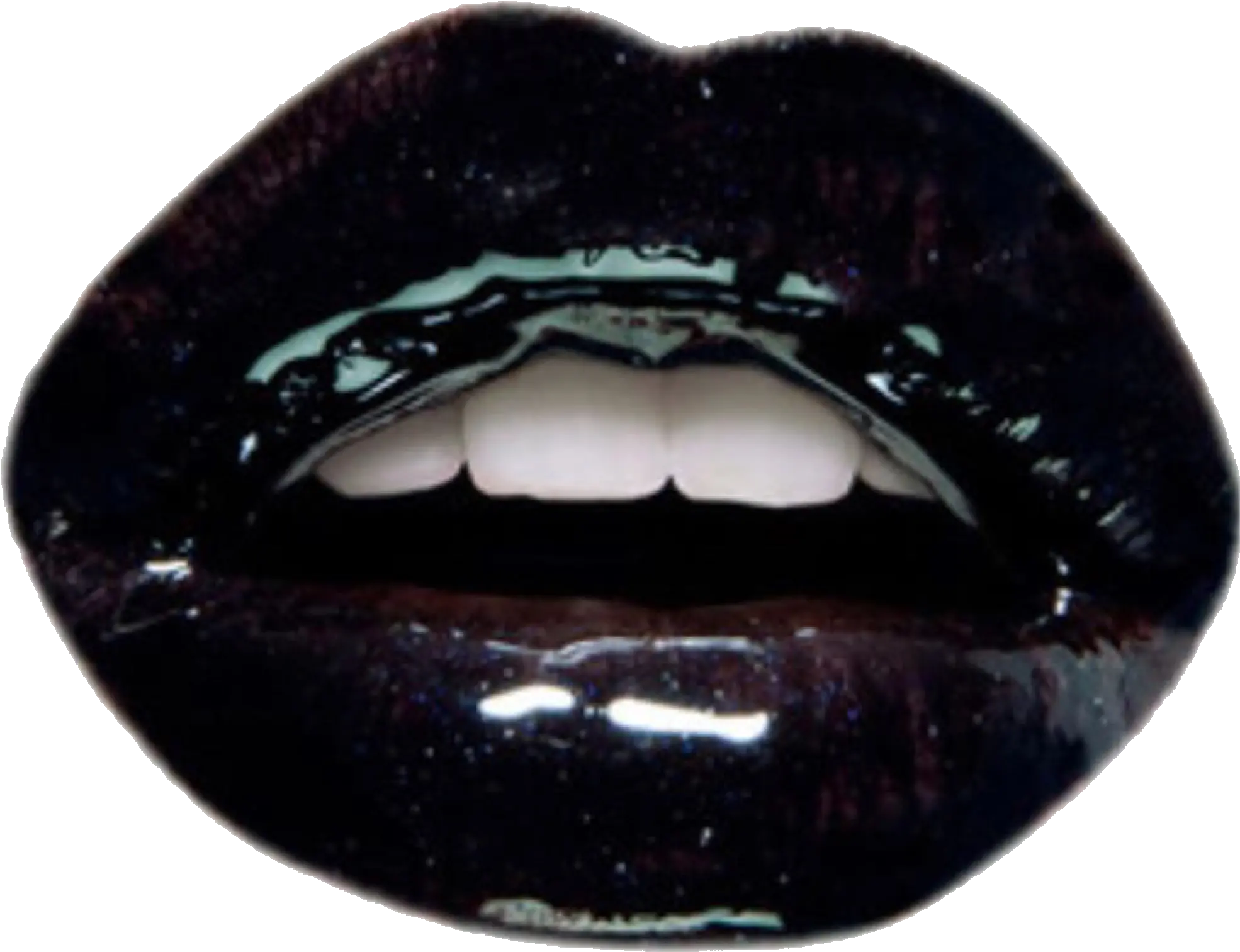  Black Lips Mouth Lipstick Polyvore Moodboard Filler Black Niche Meme Png Lips Png Transparent