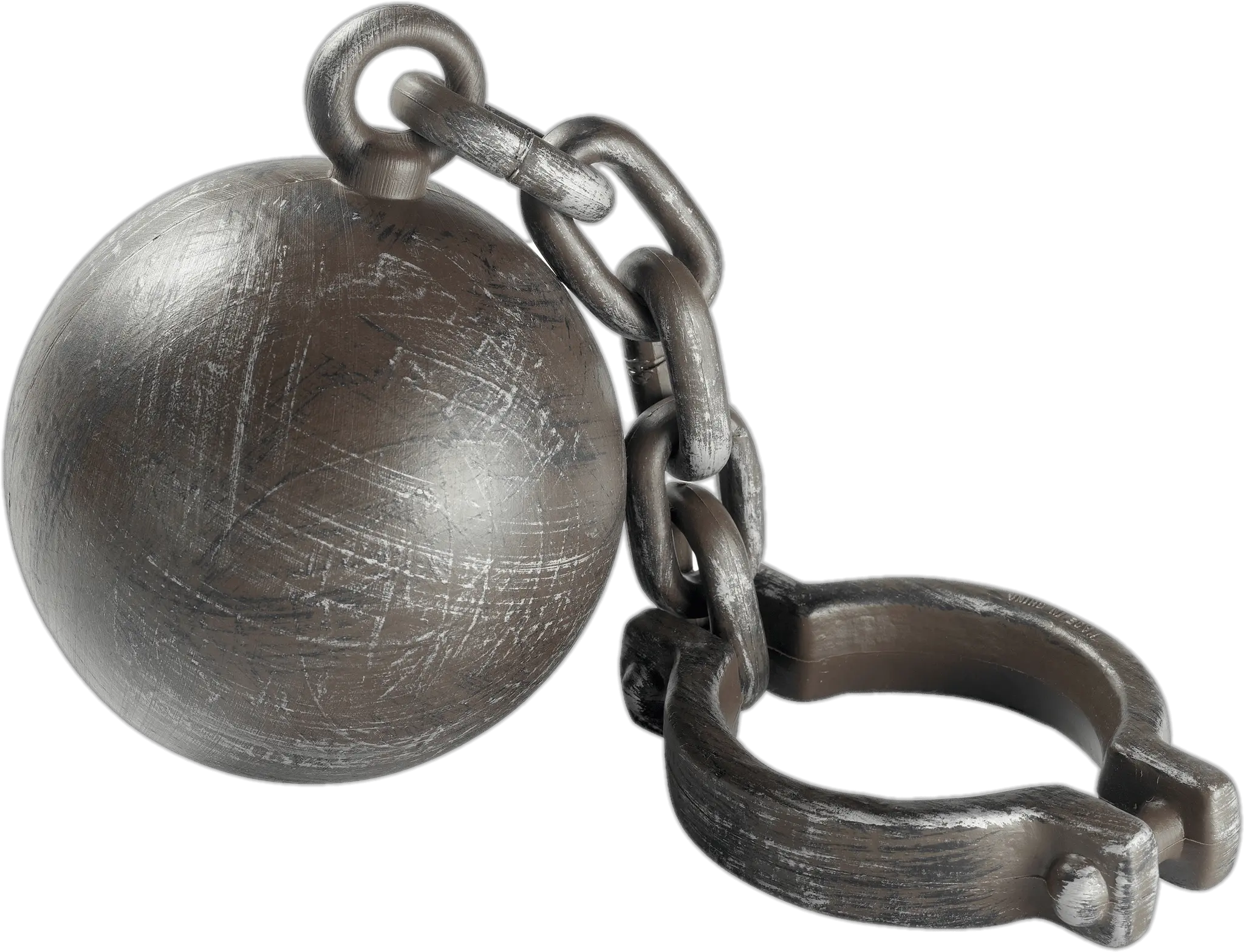  Halloween Ball And Chain Transparent Png Stickpng Convict Ball And Chain Chain Transparent Background