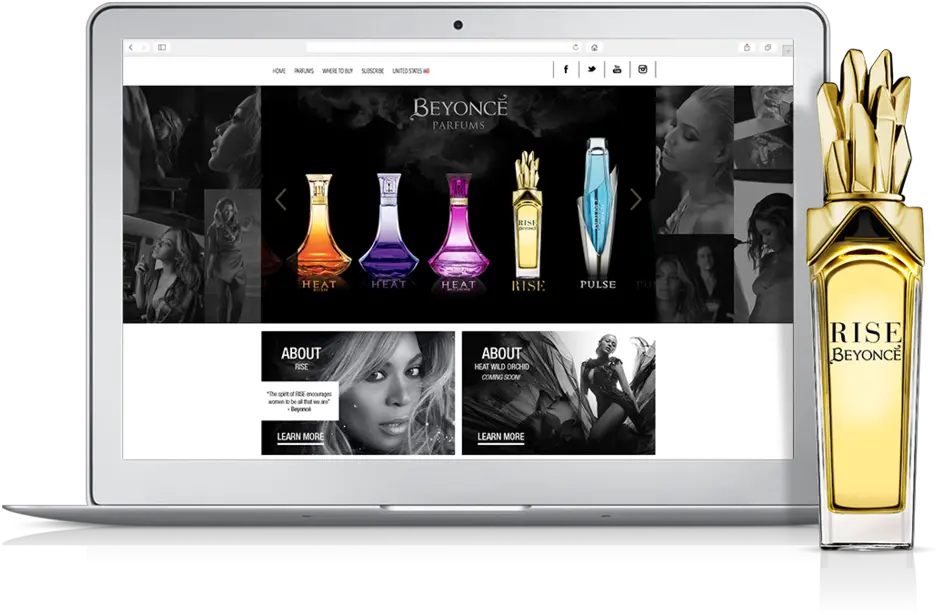  Coty Beyoncé Parfums U2014 Visionmix Digital Media Online Advertising Png Beyonce Png