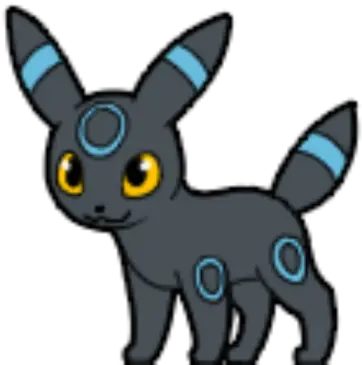  Shiny Umbreon Standing Roblox Cartoon Png Umbreon Png