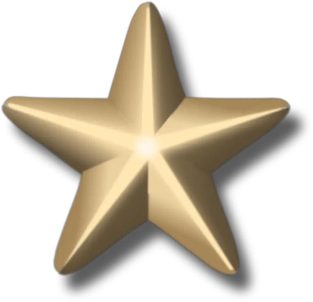  3d Stars Png 3 Image Military Gold Star Png Stars Png