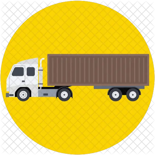  Semi Truck Icon Of Flat Style Commercial Vehicle Png Semi Truck Png