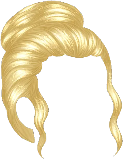  Hair Wig Png Hair Png Episode Blond Hair Png