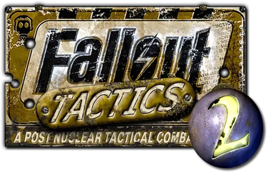  Fallout Tactics 2 Current Logo Image Fallout Tactics Logo Png Fallout Logo