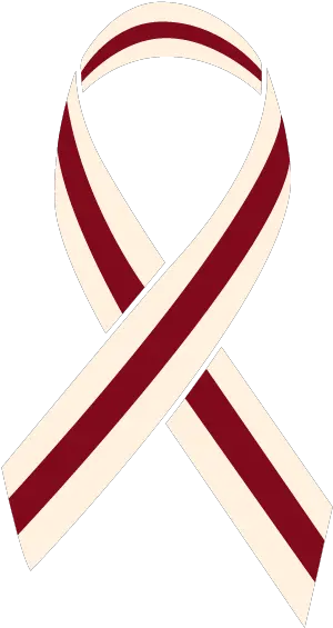  Cancer Ribbon Colors Red And White Cancer Ribbon Png Cancer Ribbon Png