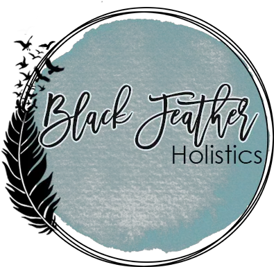  Black Feather Holistics Circle Png Black Feather Png