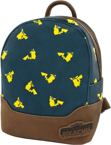  Pokemon Detective Pikachu Print Mini Backpack Detective Pikachu Print Mini Backpack Png Detective Pikachu Png