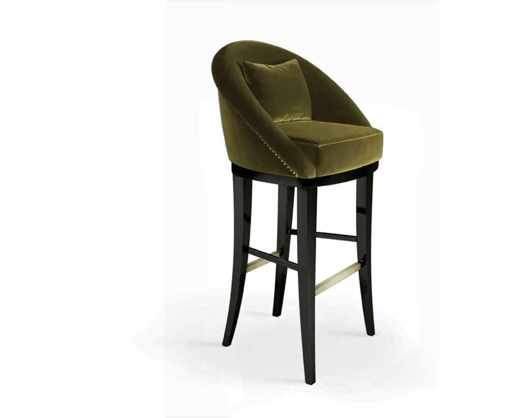  Kim Mid Century Bar Chair By Ottiu Beyond Upholstery Chair Png Stool Png