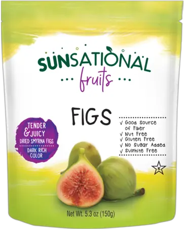  Sunsational Fruits Figs Pouches Fig Fruits Products Png Fig Png