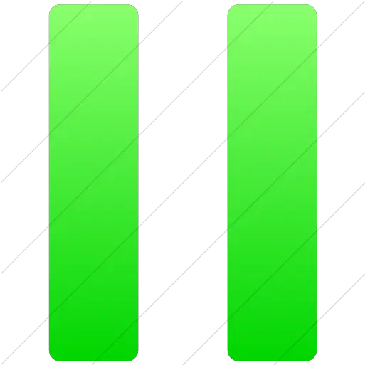  Iconsetc Simple Ios Neon Green Vertical Png Pause Symbol Png