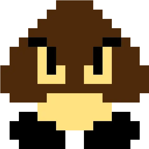  Goomba Pixel Art Maker Super Mario Bros 1 Goomba Png Goomba Png