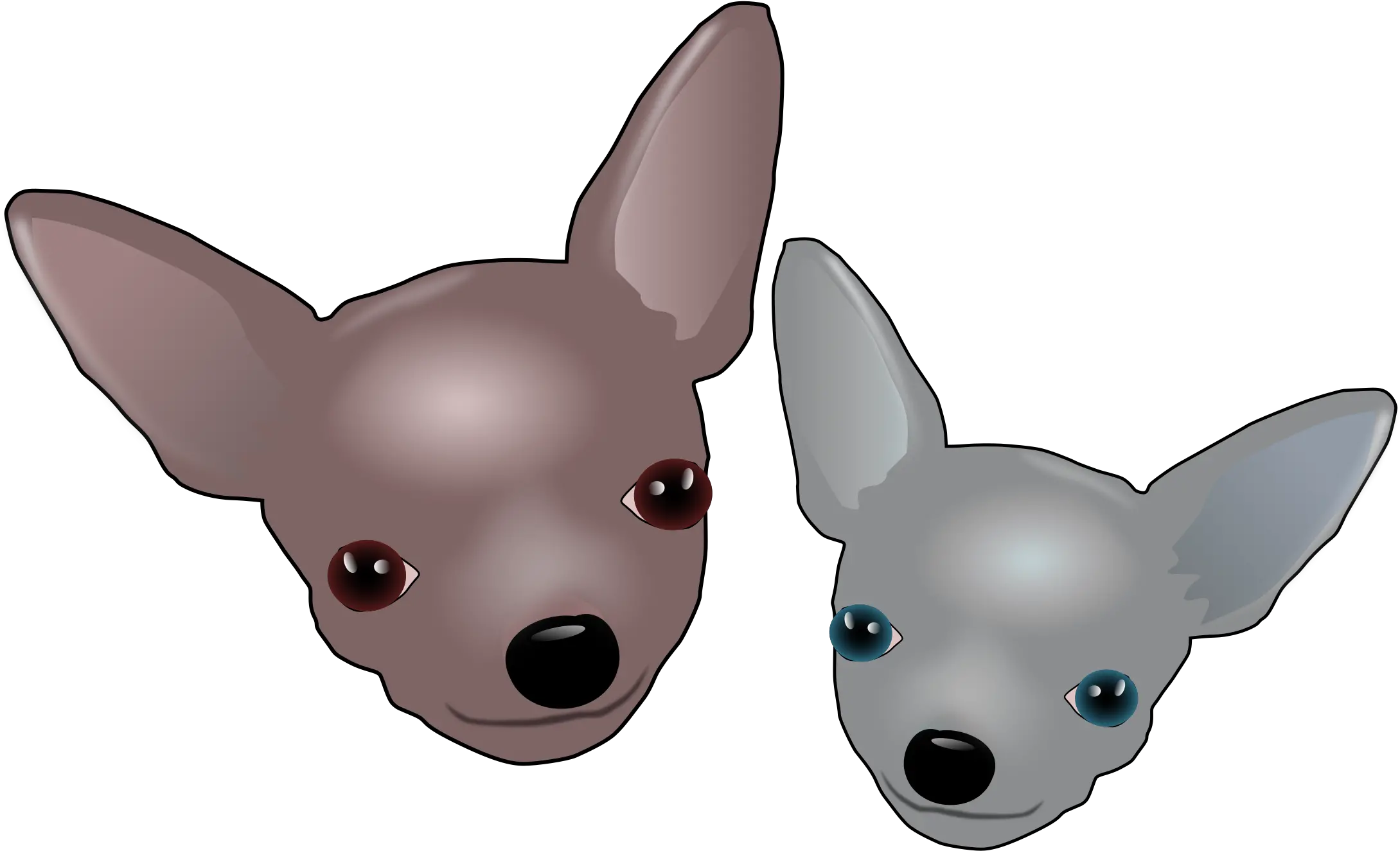  Two Chihuahuas Clipart Chihuahua Clip Art Png Chihuahua Png