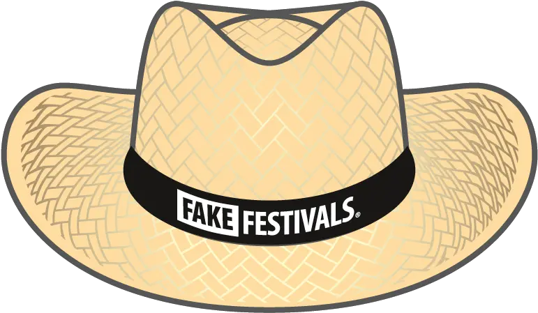  Fake Festivals Merchandise Costume Hat Png Straw Hat Transparent