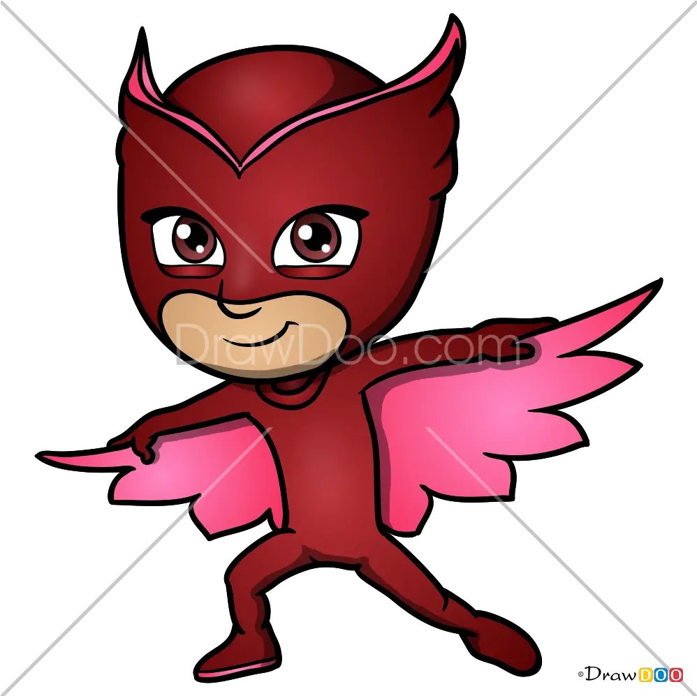  How To Draw Owlette Pj Masks Cartoon Png Pj Mask Png