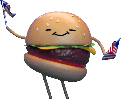  Summer Burger Sticker Summer Burger Hamburger Discover Dancing Burger Gif Transparent Png Animated Hamburger Icon