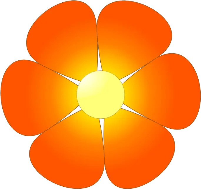  Orange Flowers Cliparts Free Download Clip Art Png Clipartix Flower Clipart Transparent Png Flowers Clip Art Png