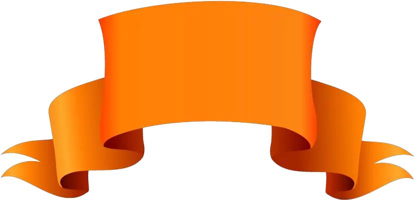  Orange Banner Png Picture Free Download Png Shape For Photoshop Banner Shape Png