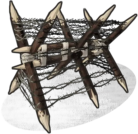  Rust Barbed Wooden Barricade Item Information Corrosion Hour Rust Wooden Barricade Png Rust Game Icon