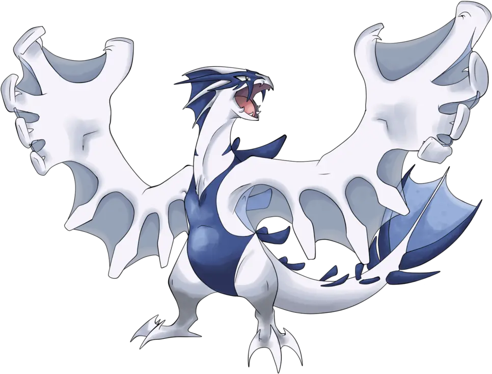  Mega Lugia Fan Art Pokemon Ho Oh Mega Evolution Png Lugia Png