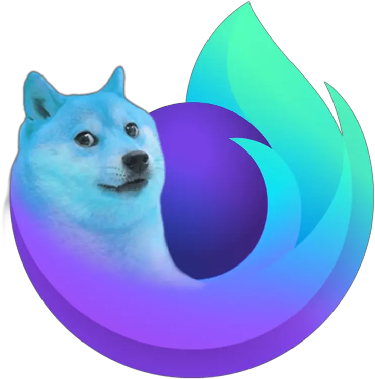  Firedoge Icon Album On Imgur Simplified Firefox Meme Logo Png Squidward Icon