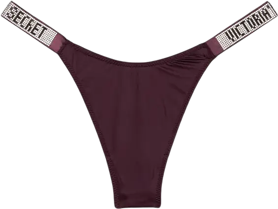  Who Said The Holidays This Year Couldnu0027t Be Glamorous Vogue Shiny Oanties Purple Victorias Secret Png M Icon Underwear