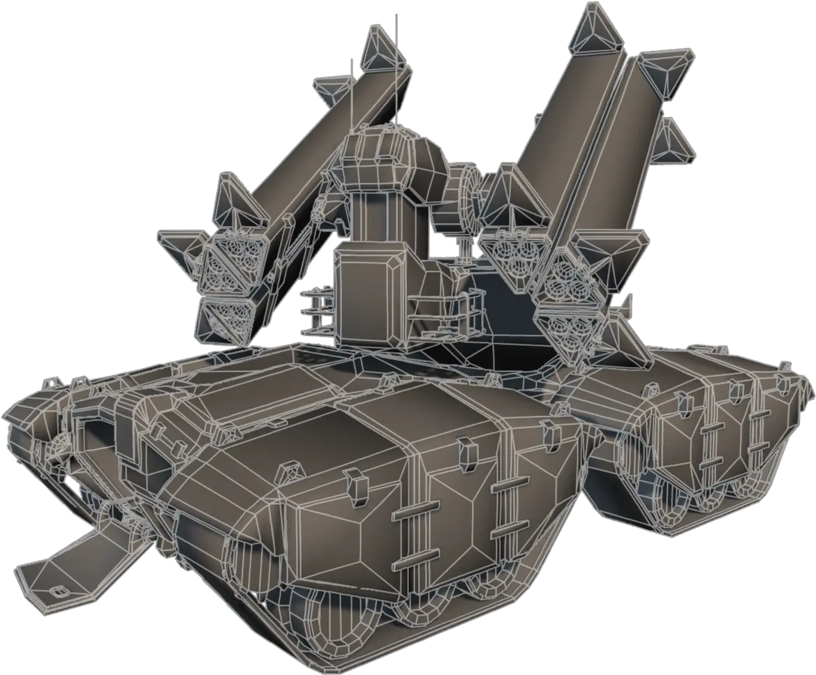  Scifi Missile Launcher Tank Image Heavy U2014 Polycount Tank Png Missle Png