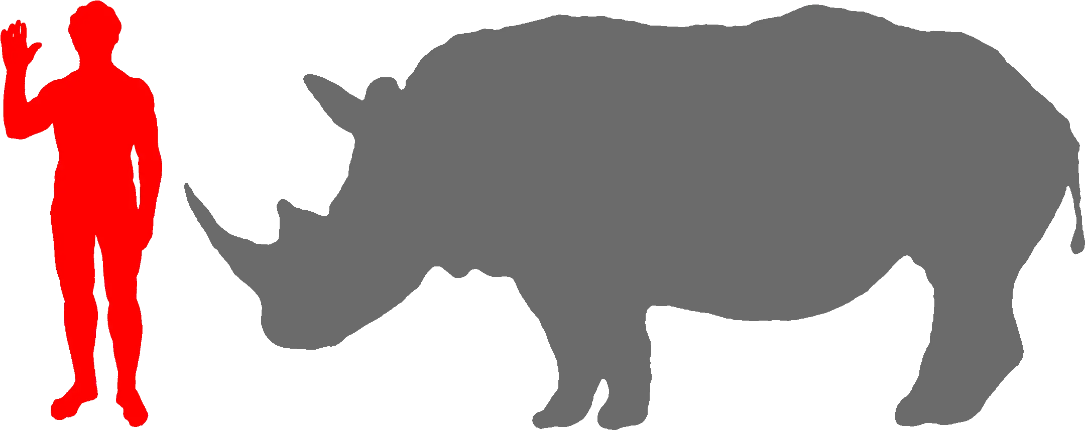  Clipcookdiarynet Rhino Clipart Big 5 22 2300 X 942 For Png Rhino Png