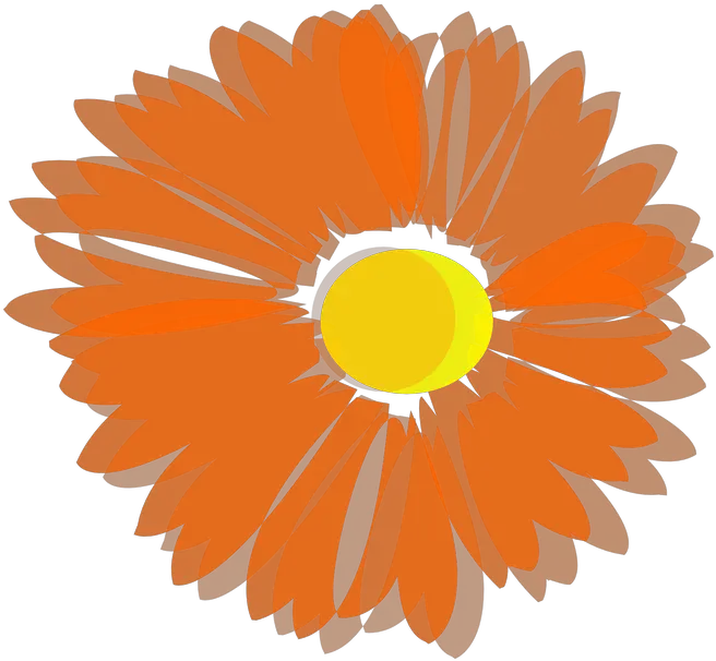  Fall Flower Png Fall Flowers Clipart Orange Flower Clip Orange Flower Vector Png Flowers Clip Art Png