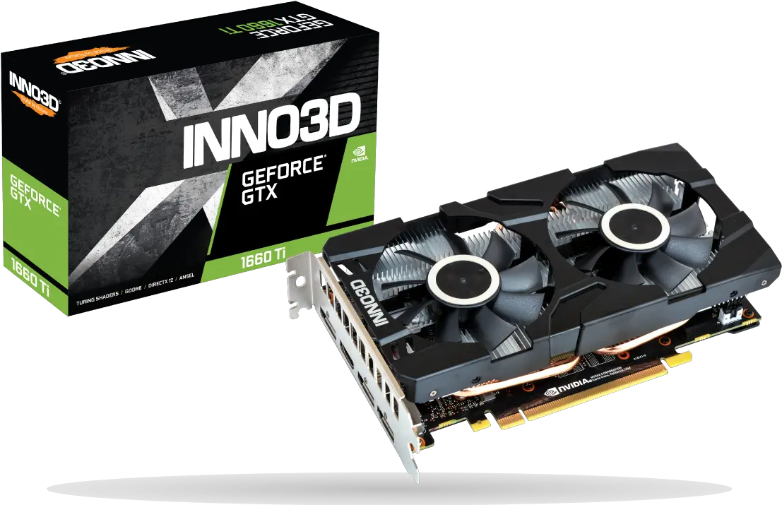  Inno3d Geforce Gtx 1660 Ti Twin X2 Inno3d Geforce Gtx 1660 Twin X2 6gb Png Nvidia Png