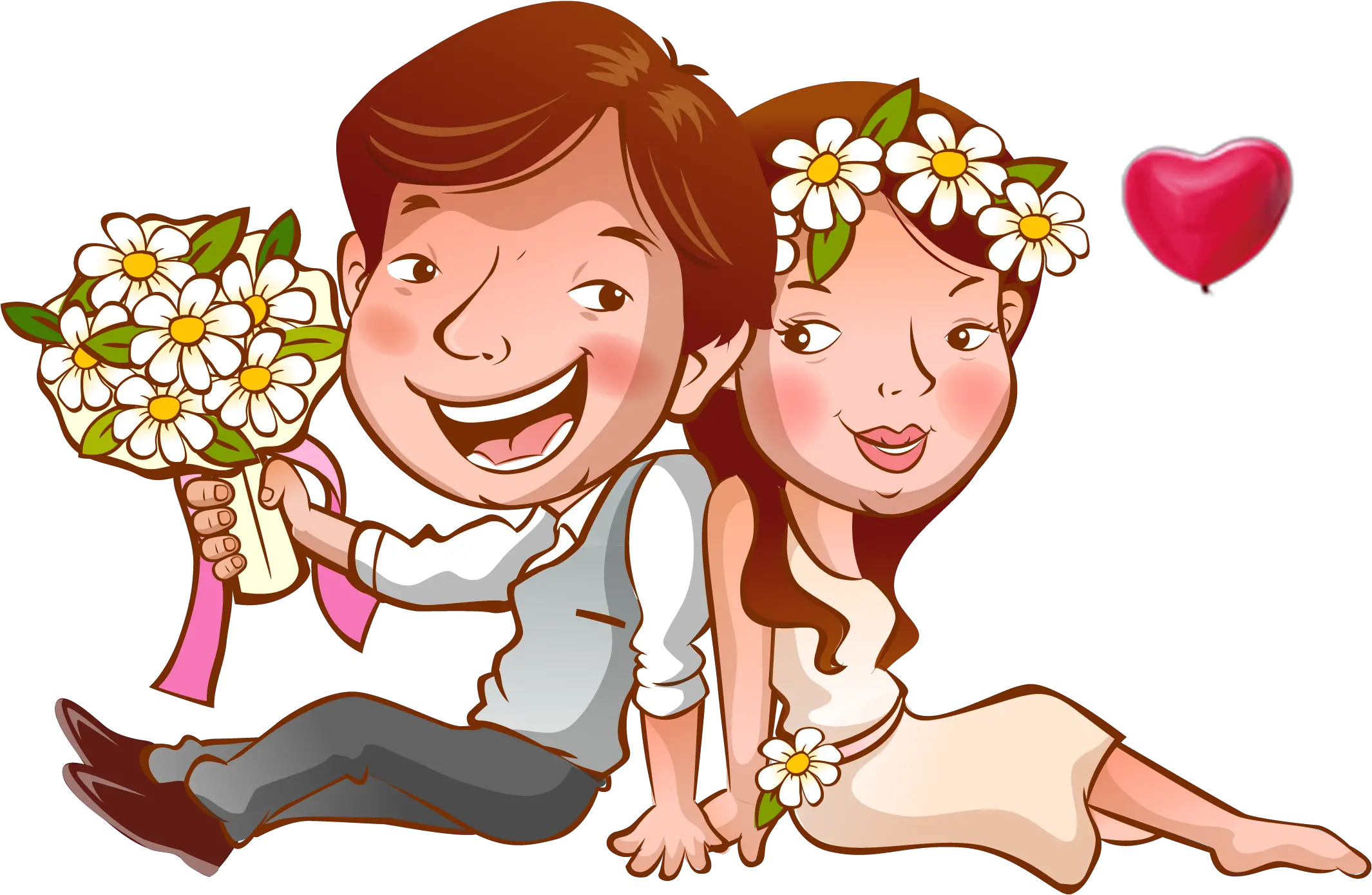  Happy Couple Png Wedding Invitation Template Cartoon Casa Png