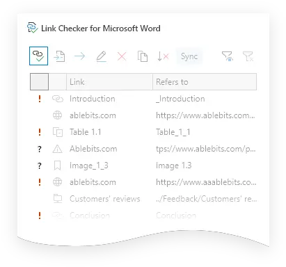  Link Checker For Microsoft Word Find Suspicious And Broken Dot Png Ms Word Document Icon