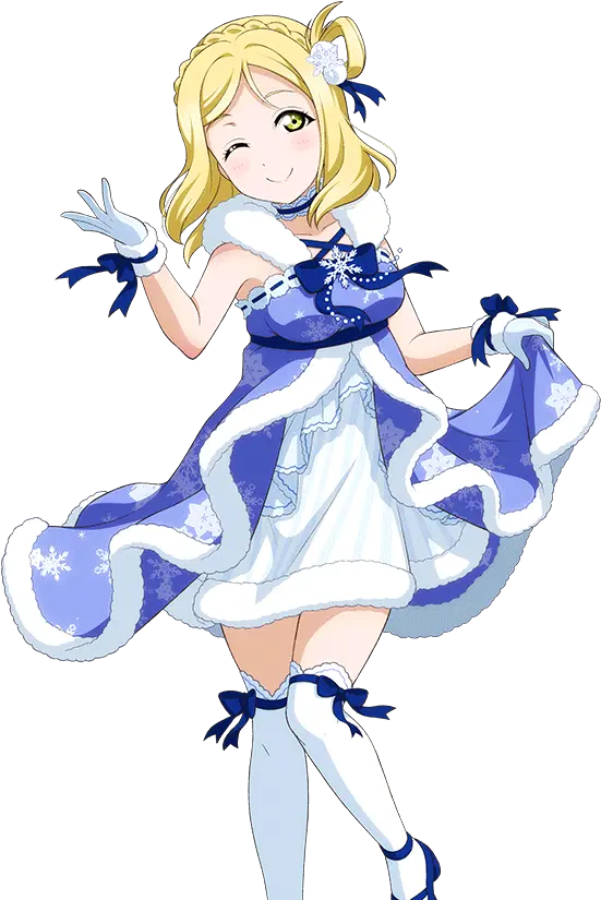  Card Mari Ohara Event Winter Png Mari Ohara Transparent