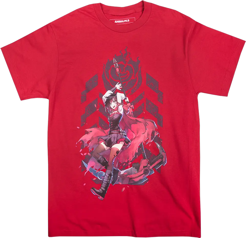  Rwby Ruby Tee Png Transparent