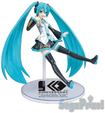  Spm Figure Hatsune Miku Hd 10th Anniversary Ver My Anime Hatsune Miku 10th Anniversary Figure Png Miku Transparent