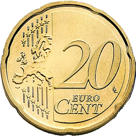  Euro Coin Png Transparent Image 20 Cent Euro Coin Euro Png