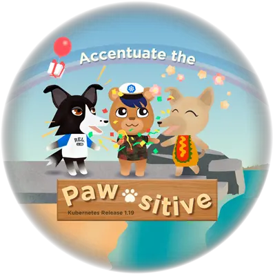  Accentuate The Paw Kubernetes Release Logo Png Aka Cartoon Logo