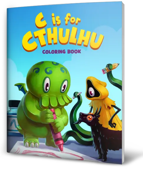  C Is For Cthulhu Coloring Book Monsters Of Cthulhu Book Png Cthulhu Transparent