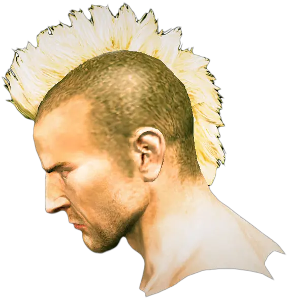  Png Dead Rising Mohawk Hair 2 Sid Mohawk Hairstyle Mohawk Png