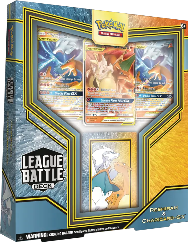  Pokemon League Battle Deck Reshiram U0026 Charizard Preorder May 22 2020 Pokemon League Battle Deck Reshiram And Charizard Gx Png Charizard Png